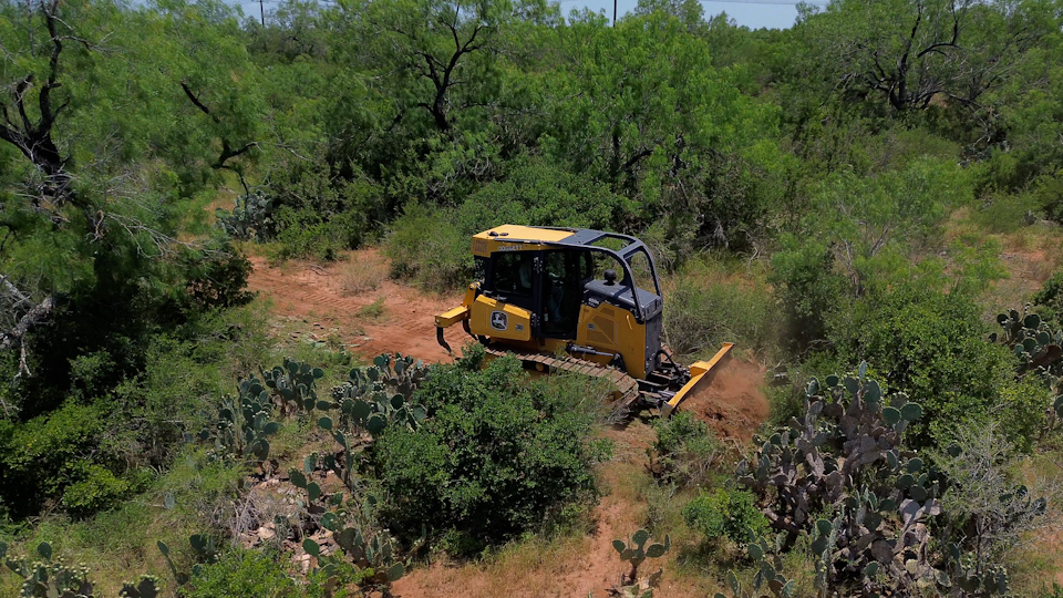 Texas Turnkey Ranch gravel road construction